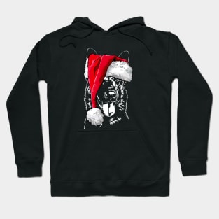 Belgian Malinois Santa Christmas dog mom Hoodie